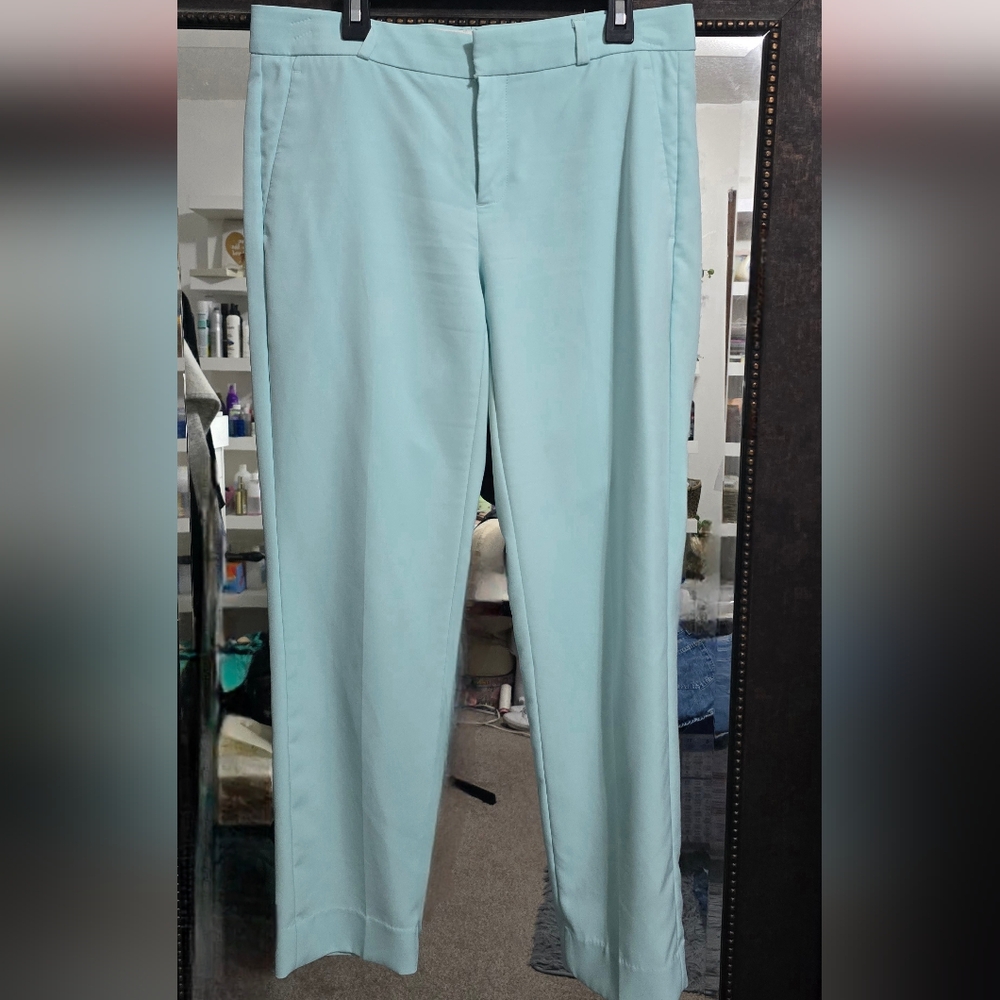 Banana Republic Mint Green Cropped Ankle Pants